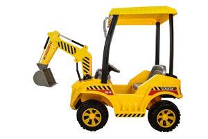 Escavatore Elettrico Multifunzione per Bambini con Telecomando 2.4G, Auto Giocattolo Cavalcabile - Product Image 3