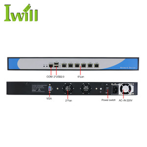 Iwill Core I3 I5 I7 PfSense Phần Cứng Tường Lửa <span class=keywords><strong>1U</strong></span> Rack Network <span class=keywords><strong>Server</strong></span> Với 6*1000M LAN - Product Image 3
