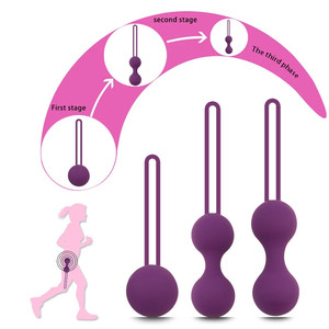 Kovida Hot Sale Silikon Erwachsene Frau Weibliche Vaginal Übung Massage Ben Wa Ball Vaginas Sexspielzeug Kegel Bälle für Frauen - Product Image 4