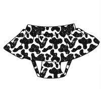 Nouvelle jupe courte pour filles avec culotte, impression personnalisée multi-usage, danse de ballet, jupes pour enfants, bébés
