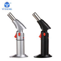 Chalumeaux portables réglables à gaz rechargeables, torches à jet de butane pour cuisinières, camping, feux d'artifice, réchauds