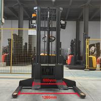 Gerbeur électrique à jambes larges réglables ou fixes JG 1500 kg 1,5 tonne avec certification CE