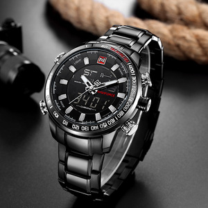 นาฬิกาข้อมือผู้ชาย <span class=keywords><strong>NAVIFORCE</strong></span> รุ่น <span class=keywords><strong>9093</strong></span> นาฬิกาสปอร์ตอเนกประสงค์ ระบบดิจิตอลและควอตซ์ ตัวเรือนสแตนเลส - Product Image 4