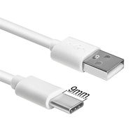 Cable USB Tipo-C a USB 2.0 de Carga Rápida para Europa, 6A, Cobre Puro con Revestimiento de PVC para Teléfono y Computadora