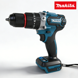 Trapano <span class=keywords><strong>avvitatore</strong></span> a percussione Makita DDF487 13mm rosso e nero, senza spazzole, per uso domestico, <span class=keywords><strong>18V</strong></span> agli ioni di litio, con ricarica, elevata coppia, <span class=keywords><strong>avvitatore</strong></span> elettrico. - Product Image 2