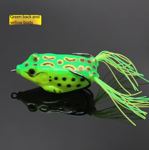 Señuelo de Pesca LOVITA, Artificial, Suave, de PVC, Simulación de Rana, 5g/8g/13g, Doble Anzuelo con Barba, para Pesca de Lubina - Product Image 2