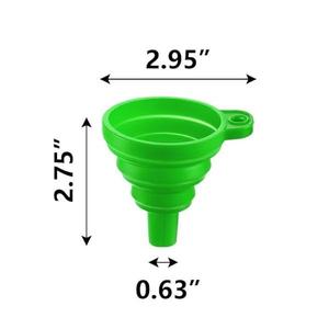 Silicone Food-Grade Funil Dobrável Acessórios Gadgets Cozinha Funil Para Água Óleo Líquido Em Pó Transferência - Product Image 3