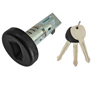 For Cylindrical <b>Lock</b> DZ234M2 For Magotan Left Side Door <b>Lock</b> Cylinder With 1 Key Light Grey Plastic Copper Zinc Alloy - Product Image 4