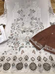 Georgette semi-cousue pakistanaise Salwar Kameez Parfait pour les festivals et les mariages Disponible à un prix abordable - Product Image 6