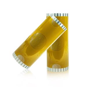 Rollo de película de embalaje de PVC amarillo dorado mate con logotipo personalizable de alta calidad rollo de película de embalaje de alimentos para Festival - Product Image 1