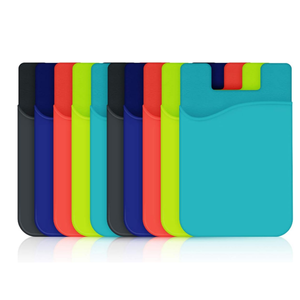 Tarjetero Adhesivo <span class=keywords><strong>de</strong></span> silicona personalizado con monedero adhesivo 3M para teléfono - Product Image 3