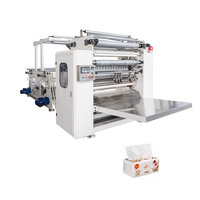 Máquina Automática para Fabricar Pañuelos Faciales con Transferencia Automática de Papel, Plegado PLC y Motor, 1000 Hojas/Línea/Min
