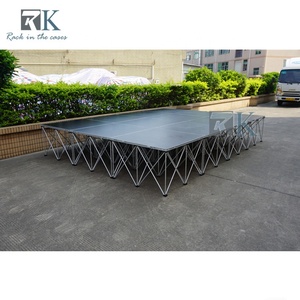 Plateforme de scène mobile en aluminium de 30 mm pour transport de matériel, avec système araignée - Product Image 3