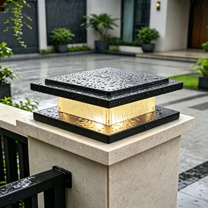 Factory Customized High-quality Gate <b>Light</b> Pillar Outdoor Power E27a Pillar <b>Light</b> Mount Water Proof Solar Pillar <b>Light</b> - Product Image 1
