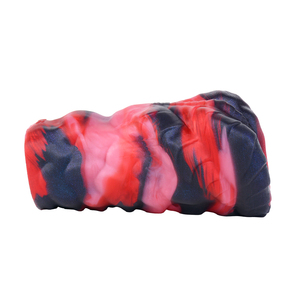 Amethyst Dragon's Spine Scarlet Scaled 3D Textured Silicone <b>Masturbator</b> Male Stroker Real Touch Feeling Adult Pleasure Toy - Product Image 3