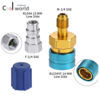 Connecteur d'adaptateur pour tuyau de chargement, accessoire pour voiture et climatiseur, R1234yf R1234yf à R134A AC