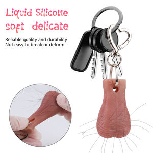 FAAK OEM ODM Modischer Sexy Schlüsselanhänger Charm Geschenk Vagina-förmiger Personalisierter Flaschenöffner Schlüsselanhänger <span class=keywords><strong>Dildo</strong></span> Sexspielzeug - Product Image 1