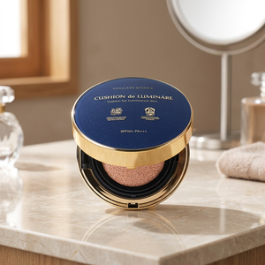 Korean Cosmetics CHALLANS De PARIS Radiant Full-Cover Glow Sunscreen Weightless Glowing Moisturizing Cushion <b>Foundation</b> for - Product Image 6