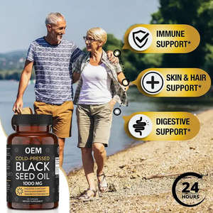 Minyak biji hitam padat dingin kualitas tinggi kapsul lembut minyak biji Jinten hitam murni suplemen Herbal - Product Image 4