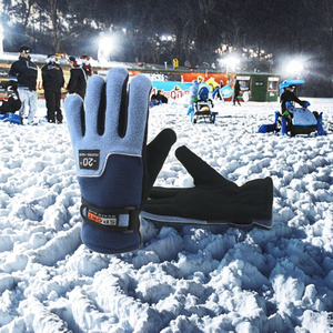 Gants de course d'hiver Vilico pour hommes et femmes, à doigts entiers, coupe-vent, chauds, en polyester, pour les sports de plein air, le ski, la pêche, l'équitation - Product Image 3