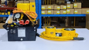 ปั๊มไฮดรอลิกไฟฟ้า VHCP1011 700 บาร์ ความจุน้ำมัน 10 ลิตร คล้ายกับชุดจ่ายกำลังไฮดรอลิก ENERPAC สำหรับกระบอกไฮดรอลิก - Product Image 4