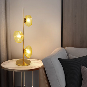 <span class=keywords><strong>Lampe</strong></span> de sol en <span class=keywords><strong>verre</strong></span> nuage italienne, <span class=keywords><strong>lampe</strong></span> de table en fer LED pour chambre <span class=keywords><strong>à</strong></span> coucher et salon, éclairage ambiant Ra80 - Product Image 4