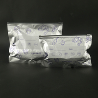 Sacs de congélation personnalisés pour la préparation des repas, avec fermeture éclair coulissante, en aluminium et plastique, pour l'emballage alimentaire