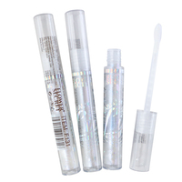 Flower Secret - Gloss à lèvres personnalisé avec logo privé - Formule naturelle hydratante et repulpante - Brillance bleue - Maquillage professionnel
