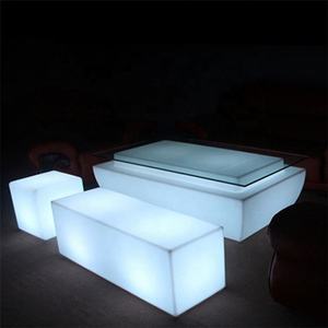 Taburete de Bar con luz Led, Cubo de muebles, mesa de cóctel, silla iluminada para exteriores, evento, club nocturno, fiesta, jardín, cafetería, <span class=keywords><strong>Pub</strong></span>, salón - Product Image 1