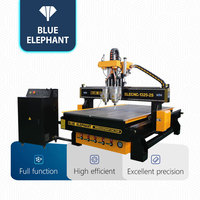 Máquina CNC para Tallar Madera de China, Router CNC 1325 1530 con Múltiples Cabezales para Procesar Tableros con Ondas 3D
