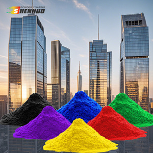 Revêtement en poudre <span class=keywords><strong>anti</strong></span>-<span class=keywords><strong>UV</strong></span> durable <span class=keywords><strong>polyuréthane</strong></span> PU à base d'époxy et application de pulvérisation de couche de finition en polyester acrylique transparent transparent - Product Image 6