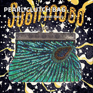 Elegant Pearl Evening Clutch <b>Bag</b> with Sparkling Crystal Fashionable Women's Crossbody <b>Bag</b> for Weddings Banquets Factory Direct - Product Image 2
