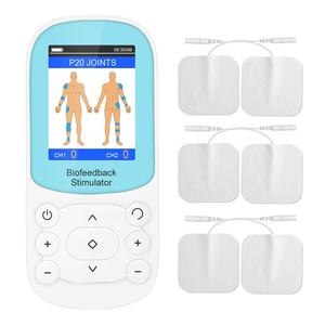 محفز الارتجاع الحيوي ثنائي القناة EMG مصدر إضاءة ليد طبيعي مرآة STIM مادة فولاذية لتخفيف الألم - Product Image 1