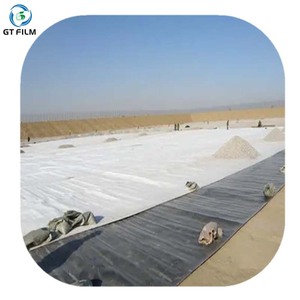 Feuille de revêtement de film géomembrane agricole PE-HD en plastique texturé lisse - Product Image 3