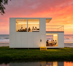 <span class=keywords><strong>Maison</strong></span> préfabriquée modulaire écologique avec énergie <span class=keywords><strong>solaire</strong></span> - Villa préfabriquée intelligente Tendance 2026 - Product Image 4