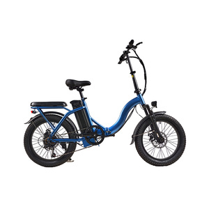 Vélo électrique pliable tout-terrain JUNFU FB21 avec batterie au lithium, cadre en aluminium, pneus larges, moteur arrière sans balais 250W-500W 48V 18Ah - Product Image 5