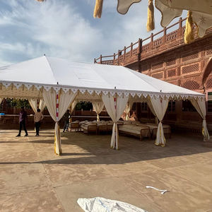 Elegante Carpa de Comedor al Aire Libre Estilo Rústico para Bodas de Lujo y Eventos de Banquetes - Product Image 1