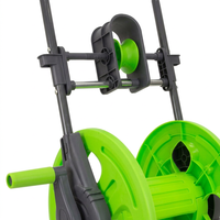 Enrouleur de tuyau d'arrosage BLUEBIRD BB-4225 avec chariot de guidage automatique, capacité 60m, tuyau 1/2 pouce, cadre en plastique robuste, bobine en PP, chariot portable à 2 roues