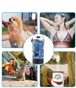 Doccia Solare Portatile in PVC da 20L, Borsa Impermeabile per Toilette, Serbatoio d'Acqua con Tubo, <span class=keywords><strong>Set</strong></span> Completo per Bagno Bambini e Viaggi - Product Image 6