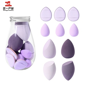 Dual-Use Egg Beauty Tool Drift Bottle's Wet & Dry Beauty Powder Puff Elastic Air <b>Cushion</b> Makeup Sponge with Quality Assurance - Product Image 4