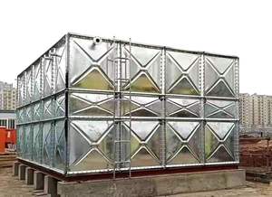 Réservoir d'eau en acier galvanisé à chaud, panneaux sectionnels pressés, capacité de 20 000 à 100 000 <span class=keywords><strong>litres</strong></span> - Product Image 4