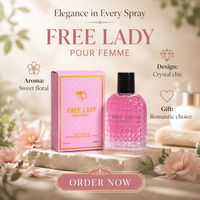 FREE LADY 100ML POUR FEMME Parfum pour le corps au parfum boisé, prix d'usine, marque originale