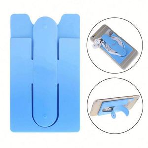 Cadeaux promotionnels personnalisés, nouveau produit, support de téléphone portable en silicone pour carte bancaire - Product Image 4