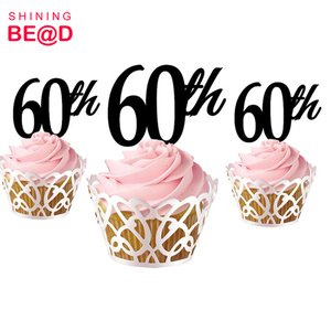 Wholesale Black <strong>40th</strong> Acrylic Birthday <strong>Cake</strong> <strong>Topper</strong> for Cupcake Decoration,Cupcake <strong>Topper</strong>,Happy Birthday <strong>Cake</strong> <strong>Topper</strong> Mini - Product Image 4