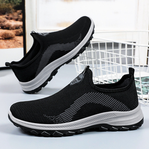 Men's Casual Microfiber Leather Upper Sport Sneakers Large Dad Shoes PU Rubber Sole Waterproof Breathable Walking for Summer - Product Image 6