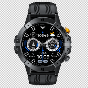 Montre connectée sportive pour homme DF C29, écran 1,52 pouces, appels Bluetooth, étanche, moniteur de fréquence cardiaque, réveil et suivi d'activité - Product Image 1