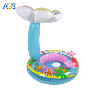 Asiento De Seta Paraguas de bebé Anillo de natación Barco de dibujos animados Juguetes de agua inflables Anillo de natación <span class=keywords><strong>para</strong></span> niños <span class=keywords><strong>Flotador</strong></span> Lindo anillo infantil <span class=keywords><strong>para</strong></span> bebé - Product Image 2