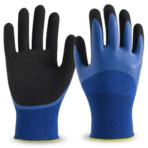 Guantes de Seguridad Mitra de Poliéster con Recubrimiento Completo, Textura Arenosa, Antideslizantes, Uso General, 10 mil de Grosor, 10 Pulgadas, Puño Tejido, Sin Polvo - Product Image 1