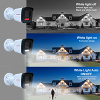 Caméras de sécurité IP PoE 4MP 5MP pour la maison, caméras de surveillance CCTV filaires pour l'extérieur et l'intérieur, compatibles NVR, vision nocturne IR