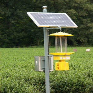 Lámpara Insecticida Solar Eléctrica Lu Ho de 30W con Vibración de Frecuencia y Succión de Viento para Huertos - Product Image 1